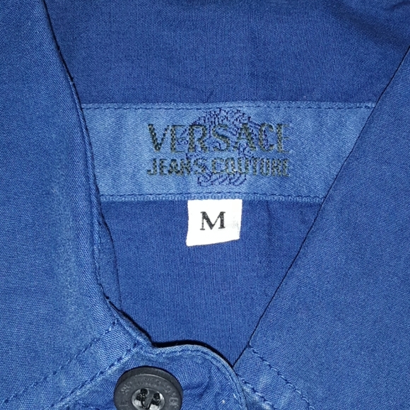 VERSACE MEN'S LONG SLEEVE SHIRT M - Picture 3 of 5